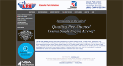 Desktop Screenshot of lincolnparkaviation.com